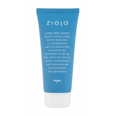 Zdjęcie produktu dla Ziaja Lamelarna maska do włosów zniszczonych, suchych i kręconych, 100ml