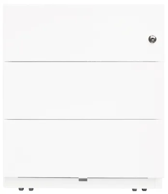 Immagine prodotto di Contenitore su ruote, LxPxA 420x565x495 mm, 3 cassetti, maniglie laterali, bianco