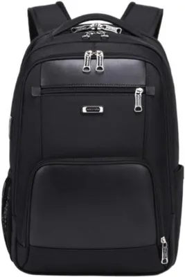 Productafbeelding van Laptoptas Rugzak - Werk Tas - Dagelijks Gebruik - Veelzijdig Compartiment - 30x15x45cm - Zwart
