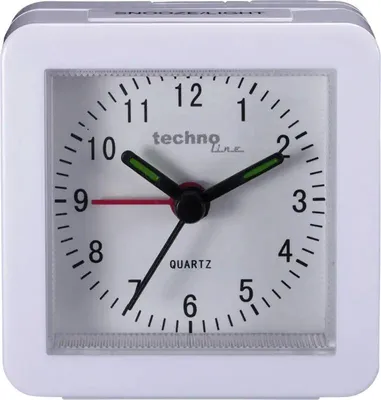 Zdjęcie produktu dla Technoline Modell SC, Kwarcowy budzik, Biały, Analogowy, 69 mm, 69 mm, 40 mm