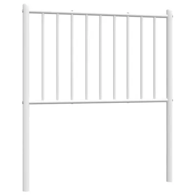 Zdjęcie produktu dla vidaXL Zagłówek metalowy biały 75 cm