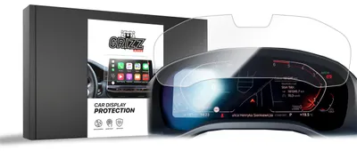 Produktbild von Keramische Autodisplayfolie für BMW X6 G06 Live Cockpit Sensor 12,3" (2019-2023), Grizz Protector