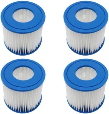 Productafbeelding van WuYan vervangende filterpatroon geschikt voor Best-way 58381 filterpomp, 4-pack zwembadfilters