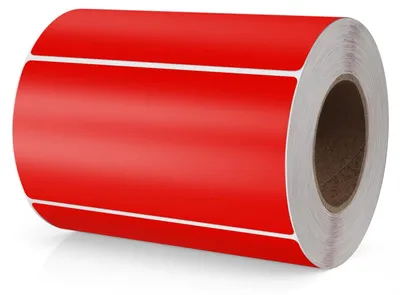Productafbeelding van Solidchoice - Set van 500 Rode Zelfklevende Stickers