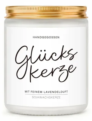 Obrázek produktu pro Voníčka svíčka s nápisem, vůně levandule v dóze, dárek pro ženy