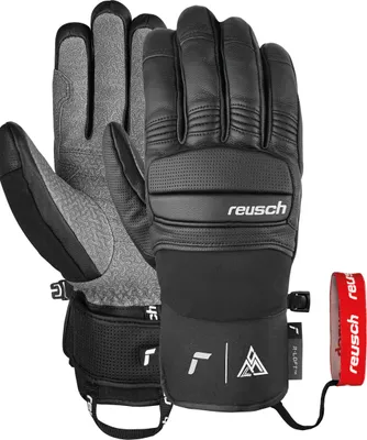 Produktbild von Reusch Fingerhandschuhe Marco Schwarz mit winddichter und atmungsaktiver Eigenschaft 7701 black/white 9
