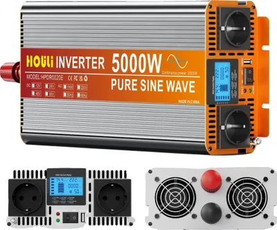 Produktbild von Auto-Inverter, 7000W Leistungsabgabe, Duale AC-Steckdosen, 5000W-a, Europa-a, 12V, 220V-50HZ-a