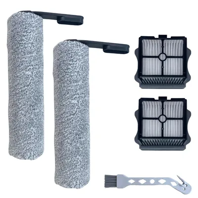 A set of cleaning accessories for a floor cleaner.