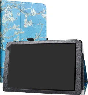 Produktbild von Hülle für Alcatel 1T 10 Zoll, faltbar, blauer Baum