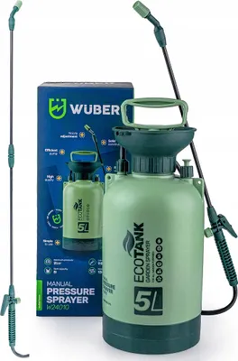 Zdjęcie produktu dla OPRYSKIWACZ CIŚNIENIOWY RĘCZNY OGRODOWY REGULOWANA DYSZA LANCA 98cm Poj 5L