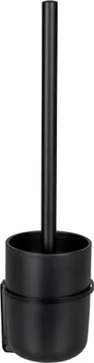 Produktbild von WENKO Turbo-Loc WC-Garnitur Carpino in Schwarz 9,5 x 35 x 10 cm