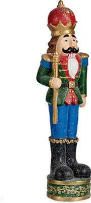Obrázek produktu pro Louskáček zelená dekorativní figurka 15 x 66,5 x 20 cm polyresin