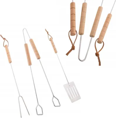 Immagine prodotto di Set di accessori per barbecue Set di posate per barbecue da 3 pezzi