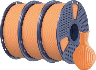 Produktbild von 3D-Drucker-Filament, hohe Geschwindigkeit, ordentlich gewickelt, HSMPLA Sonniges Orange