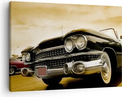 Produktbild von Bild auf Leinwand - Leinwandbild - Auto Chrom Rad - 70x50cm - Wand Bild - Wanddeko - Wandbilder - Leinwanddruck - Bilder - Kunstdruck - Wanddekoration - Leinwand bilder - Wandkunst - AA70x50-0160