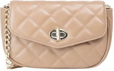 Immagine prodotto di Borsa da notte da donna, in pelle beige scuro