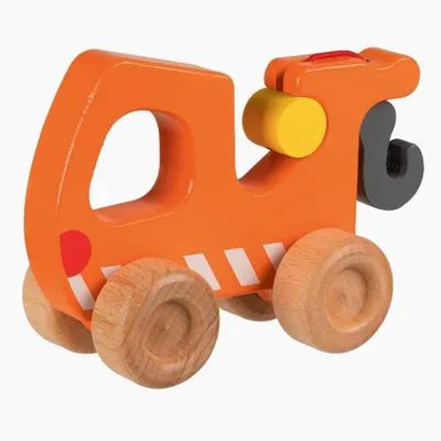 Produktbild von Goki Spielfahrzeug aus Holz - Abschleppwagen