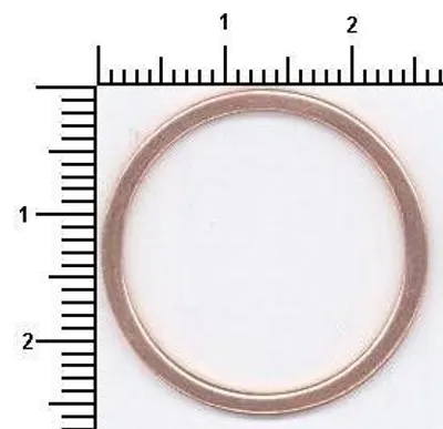 Produktbild von ELRING Dichtring 128.201 1 5mm Kupfer 22mm