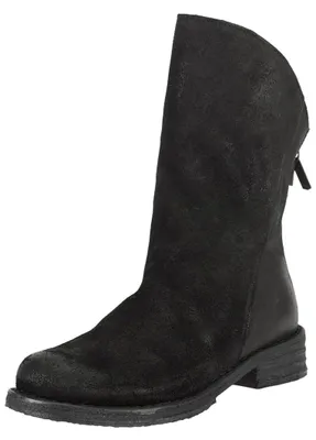 Produktbild von Damen Lederstiefel mit seitlichem Reißverschluss, mittelhohem Schaft und Blockabsatz