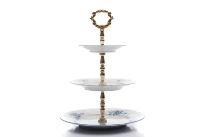 Produktbild von Thun 1794 Etagerie, Tschechisches Porzellan, Bernadotte, Vergissmeinnicht, Thun