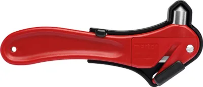 Produktbild von MARTOR Notfallhammer Mit Gurtschneider, KFZ Nothammer, Auto, SECUMAX SALVEX SOS, Erste-Hilfe Messer Mit Hammer Für Scheibe, Rechts- & Linkshänder