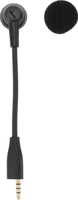 Produktbild von Gaming-Headset-Mikrofon, Plug-and-Play, flexibler Schwanenhalsschlauch, 15 cm, 3,5 mm vergoldeter Anschluss für MMX100 MMX150 Kopfhörer