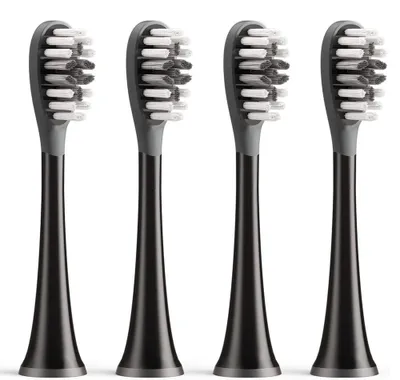 Obrázek produktu pro Bitvae - Toothbrush Heads GCS22 Gum Care náhradní hlavice Ultra Soft pro Bitvae S2/S3 4 ks - černé