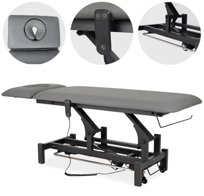 Produktbild von Habys Fortis 2 Ergo | Elektrische Behandlungsliege Therapieliege Massageliege | 2-Segmente | Handfernbedienung Steuerrahmen | 192 x 68 cm