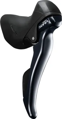 Image de SHIMANO ESTR3000RIA Levier S+B Sora ST-R3000 Dual-Control, 9 vitesses, droite, noir (1 pièce)