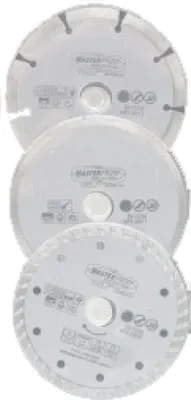 Produktbild von 3er Diamant Trennscheiben Set 125mm segmentiert, Masterproof 52125