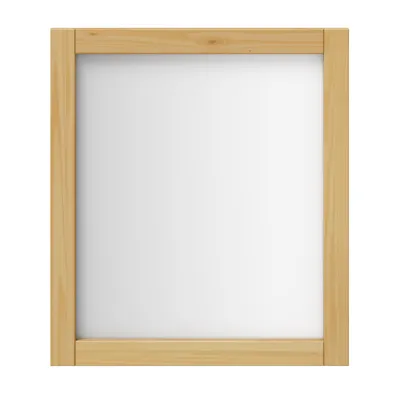 Produktbild von Woodroom Wandspiegel Kiefer massiv eichefarbig lackiert 62x70x3 cm