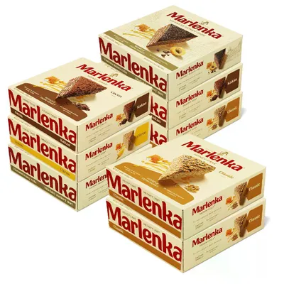 Image de Marlenka® Gâteau au miel assortiment pack avantage 6+2 - Gâteau au miel, Gâteau, Pâtisserie (8 x 800 g)