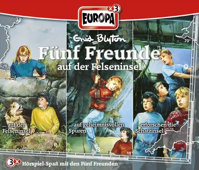 Produktbild von Fünf Freunde-23/3er Box-Auf der Felseninsel (Folge