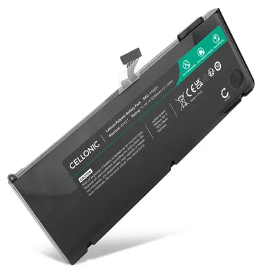 Image de CELLONIC Batterie Compatible avec Apple MacBook Pro 15 - A1286 - Mid 2009, Pro 15” MB985LL/A, Pro 15” MB985ZP/A, Pro 15" MC118, Apple A1321, 661-5211, 661-5476 5200mAh 11.1V