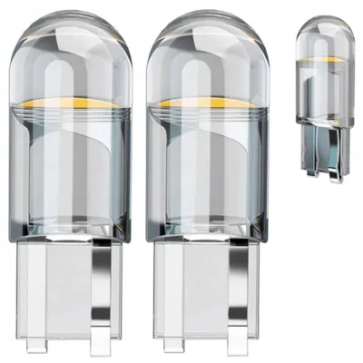 Zdjęcie produktu dla 2x żarówka krystaliczna żarówki LED W5W T10 COB 360 12V 6000K xenon white do wnętrza auta zestaw 2 szt
