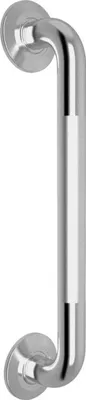 Image de Barre d'appui verticale 60 cm antidérapante en acier inoxydable aspect chromé pour personnes à besoins spécifiques / handicapées VitrA A44449