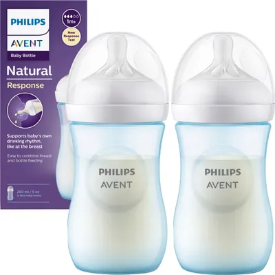Zdjęcie produktu dla Philips Avent butelka dla niemowląt SCY90321 260 ml zestaw 2 butelek antykolkowych bez BPA