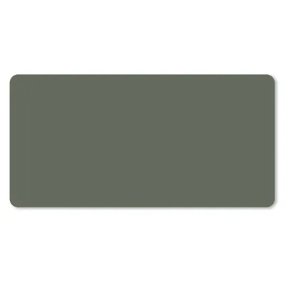 Produktbild von MuchoWow® Schreibtischunterlage Grün - Olive - Farbe - Grün - Fest - Olivgrün 80x40 cm - XXL Mauspad - Gaming Mauspad