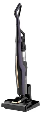 Image de Aspirateur-laveur de sol, puissance d'aspiration de 18 000 Pa, fonctions de nettoyage 6 en 1, stérilisation à 99,9 %, noir