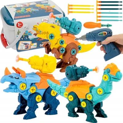 Image de Blocs De Construction Dinosaures Jeu De Tournevis Dino