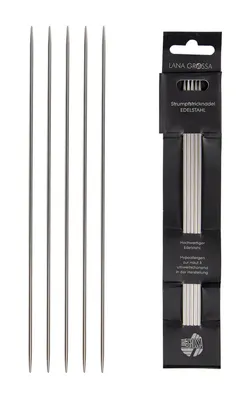 Produktbild von Lana Grossa Strumpfstricknadel Edelstahl 20-3.0mm