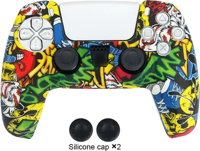 Zdjęcie produktu dla INF Etui silikonowe w kamuflażu do kontrolera PS5 mi
