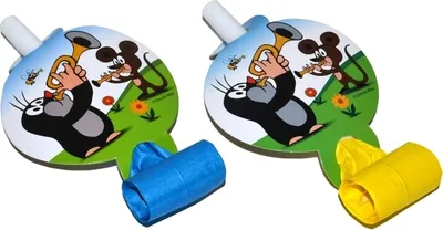 Produktbild von Der Kleine Maulwurf Party Trompeten Tröten im 6-er Set