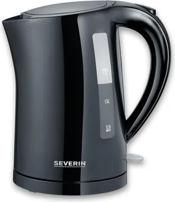 Produktbild von SEVERIN Wasserkocher WK 3498  aus Kunststoff, schwarz Wasserkocher Wasserkocher Wasserkocher Mit Temperatureinstellung Wasserkocher Edelstahl