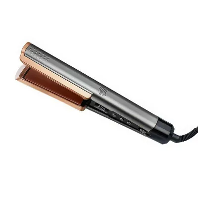Produktbild von 2-in-1 Glätteisen & Lockenstab, Haarglätter mit Ionen-Technologie, Dualspannung, schnelles Aufheizen von 99–232 °C für Damen