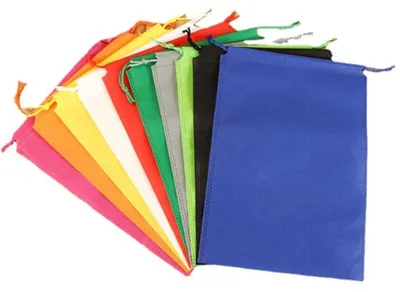 Immagine prodotto di Omgoods - Set di 10 sacchetti colorati per scarpe con coulisse, ideali per i viaggi