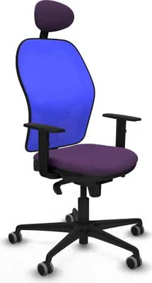 Immagine prodotto di Sedia da ufficio con poggiatesta Jorquera Piqueras y Crespo 1D036G1 Viola