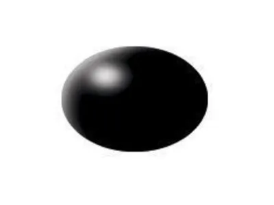 Produktbild von Revell AQ302 Aqua Color 302 schwarz seidenmatt