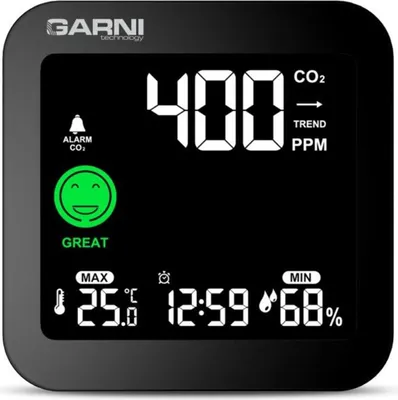 Zdjęcie produktu dla Garni 201 OneCare - miernik CO2