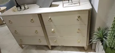 Produktbild von Kommode 160 cm Kommode Schlafzimmer Möbel Holz Beine multifunktionale Modern